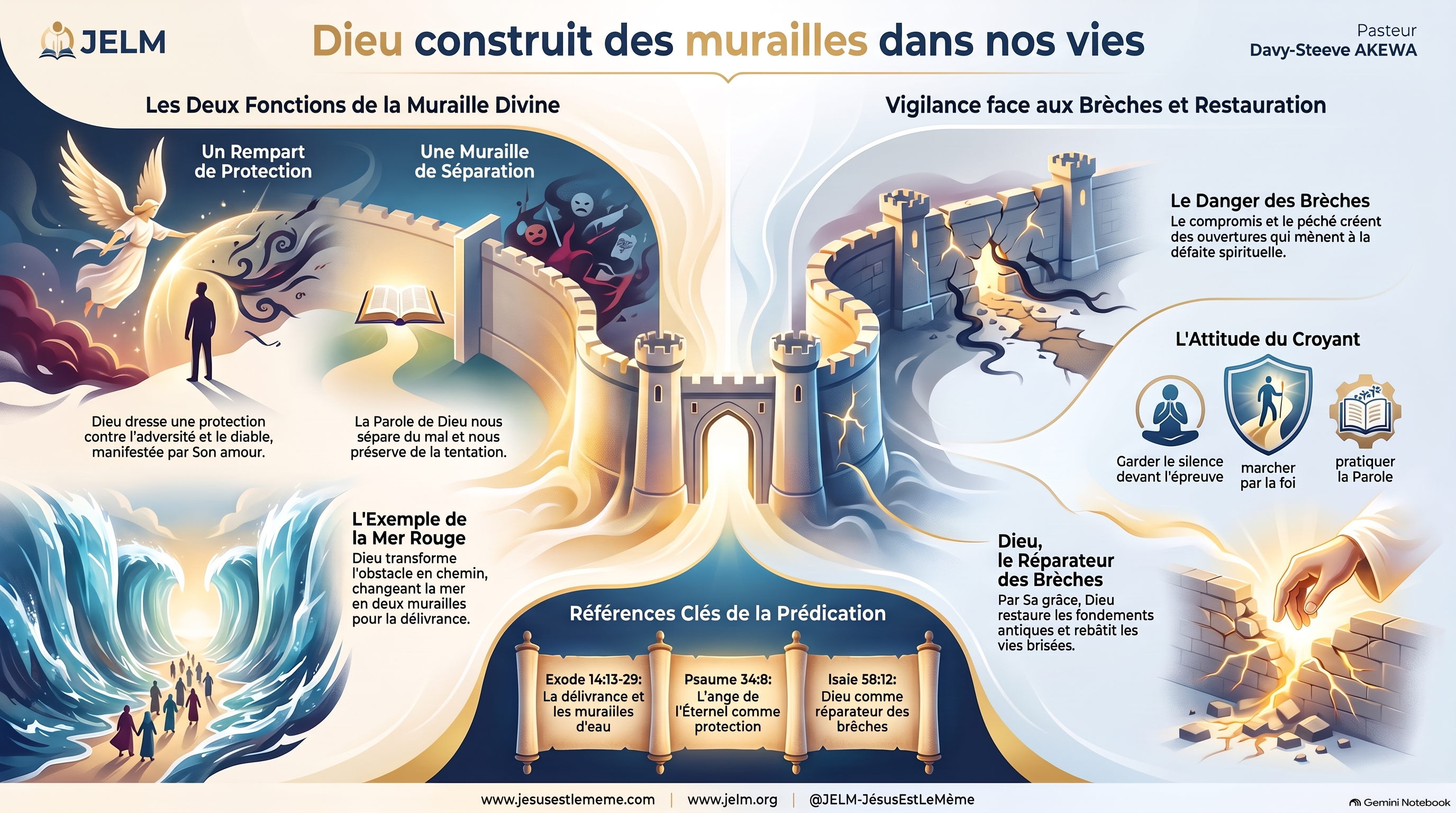 Dieu construit des murailles dans nos vies